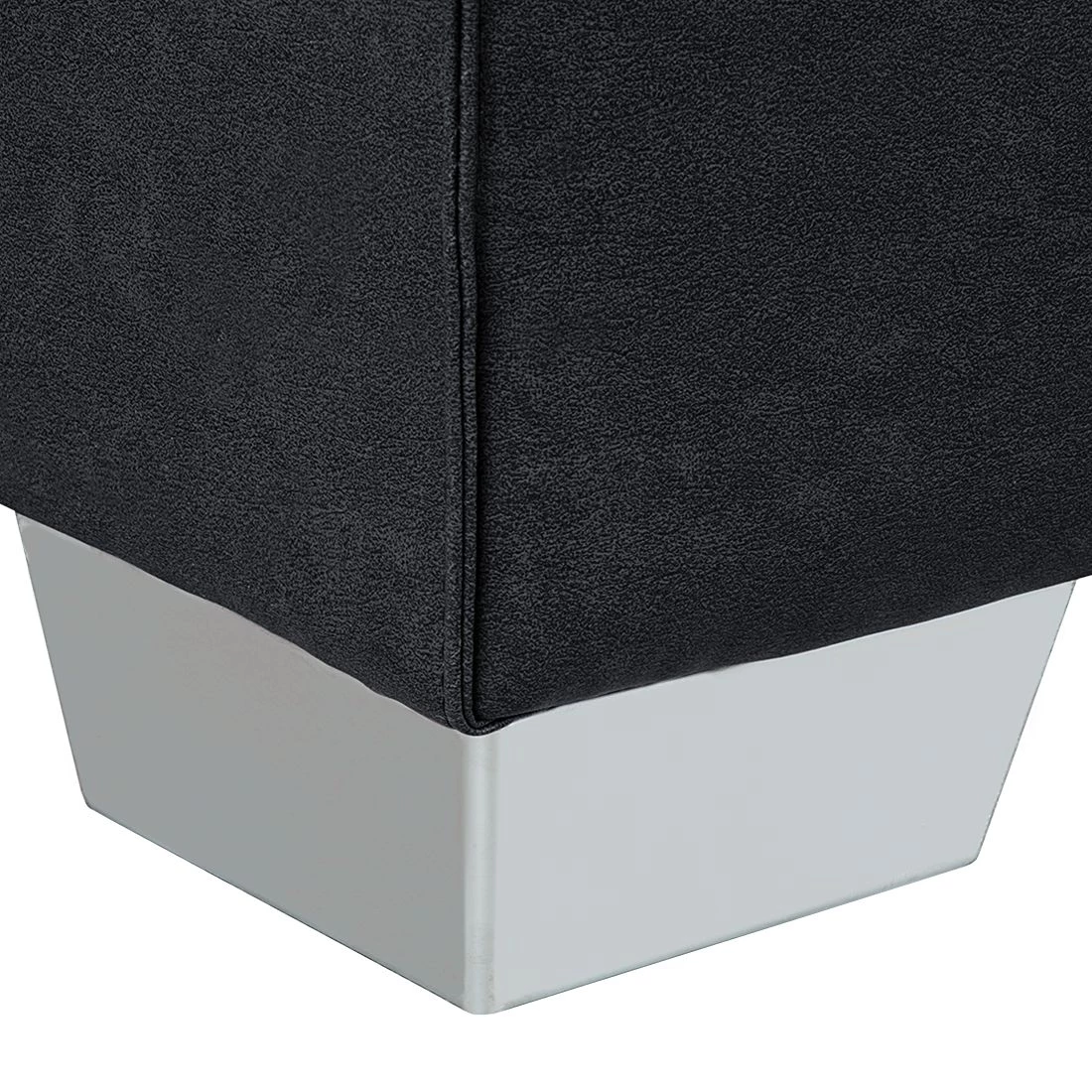 Loftscape Canapé d'angle Calli - Cuir synthétique noir - Méridienne à gauche (vue de face) 12 Loftscape Canapé d'angle Calli - Cuir synthétique noir - Méridienne à gauche (vue de face) – Image 12