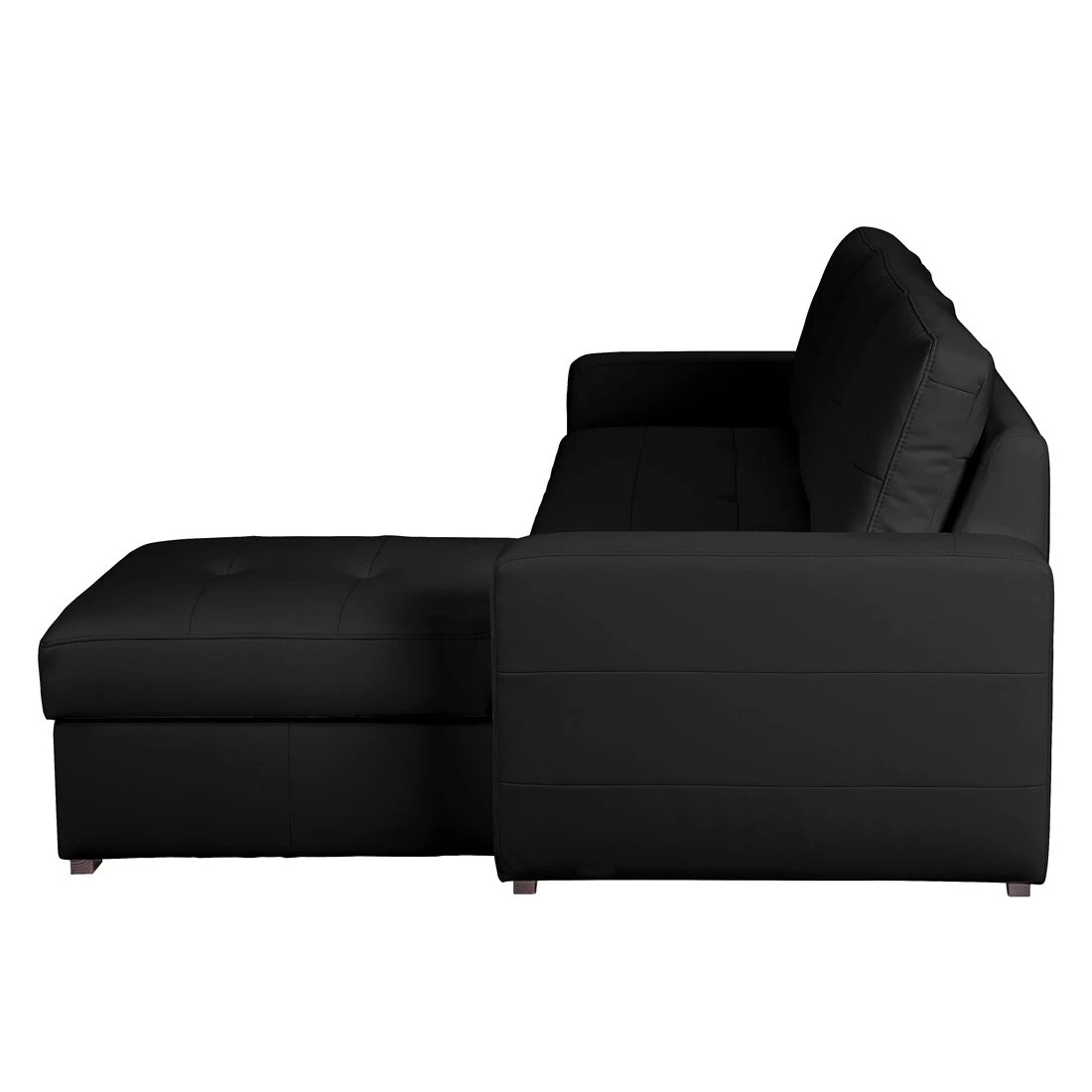 Fredriks Canapé d'angle Cavolo - Avec fonction couchage - Imitation cuir noir - Méridienne montable à gauche ou à droite 6 Fredriks Canapé d'angle Cavolo - Avec fonction couchage - Imitation cuir noir - Méridienne montable à gauche ou à droite – Image 6
