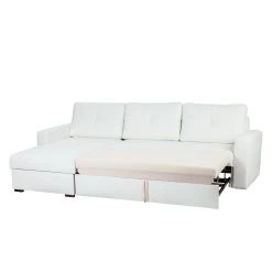 Fredriks Canapé d'angle Cavolo - Avec fonction couchage - Imitation cuir blanc - Méridienne montable à gauche ou à droite 9 Fredriks Canapé d'angle Cavolo - Avec fonction couchage - Imitation cuir blanc - Méridienne montable à gauche ou à droite -Canapés Soldes Magasin ecksofa cavolo mit schlaffunktion kunstleder weiss ottomane rechts links montierbar 1318491