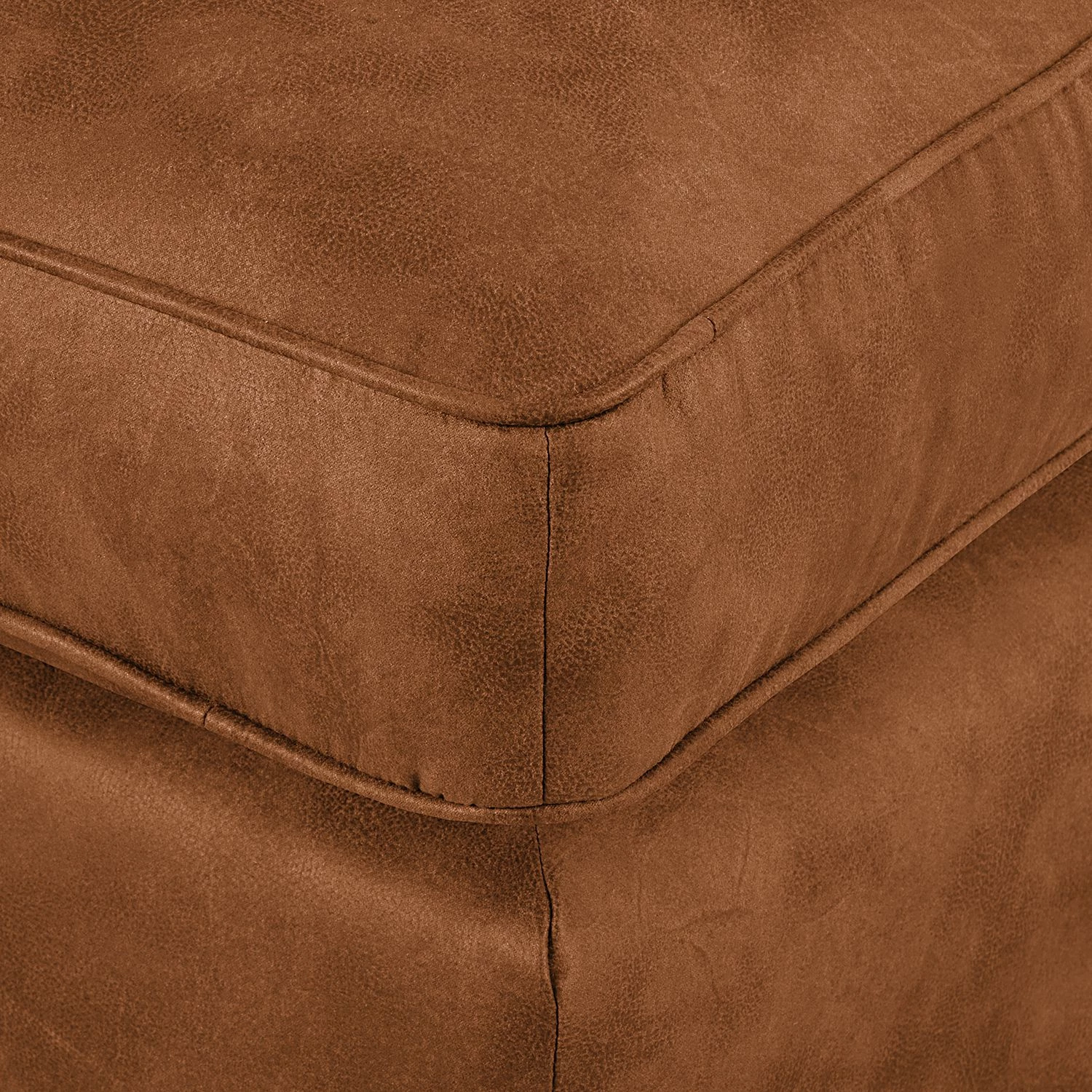 Ars manufacti Canapé d'angle Coolock - Cognac - Méridienne longue à droite (vue de face) 10 Ars manufacti Canapé d'angle Coolock - Cognac - Méridienne longue à droite (vue de face) – Image 10