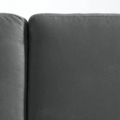 Ars Natura Canapé d'angle Davao - Microfibre -Canapés Soldes Magasin ecksofa davao microfaser ottomane davorstehend links mit schlaffunktion dunkelgrau 4796860