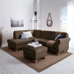 Ars Natura Canapé d'angle Davao - Microfibre 25 Ars Natura Canapé d'angle Davao - Microfibre -Canapés Soldes Magasin ecksofa davao microfaser ottomane davorstehend links ohne schlaffunktion kokosnuss braun 4643392