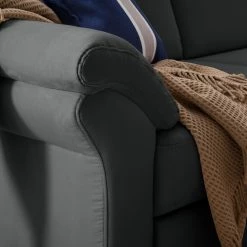 Ars Natura Canapé d'angle Davao - Gris foncé - Méridienne longue à droite (vue de face) 38 Ars Natura Canapé d'angle Davao - Gris foncé - Méridienne longue à droite (vue de face) -Canapés Soldes Magasin ecksofa davao microfaser ottomane davorstehend rechts ohne schlaffunktion dunkelgrau 4643500