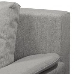 Fredriks Canapé d'angle Dengie (convertible) - Tissu structuré -Canapés Soldes Magasin ecksofa dengie mit schlaffunktion strukturstoff longchair davorstehend links platin 5055308