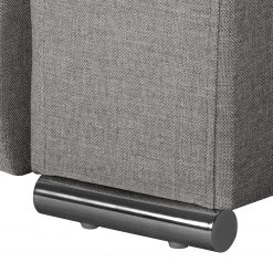 Fredriks Canapé d'angle Dengie (convertible) - Tissu structuré -Canapés Soldes Magasin ecksofa dengie mit schlaffunktion strukturstoff longchair davorstehend links platin 5055332