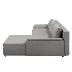 Fredriks Canapé d'angle Dengie (convertible) - Tissu structuré -Canapés Soldes Magasin ecksofa dengie mit schlaffunktion strukturstoff longchair davorstehend rechts platin 5055608