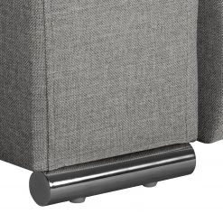 Fredriks Canapé d'angle Dengie (convertible) - Tissu structuré -Canapés Soldes Magasin ecksofa dengie mit schlaffunktion strukturstoff longchair davorstehend rechts platin 5055644