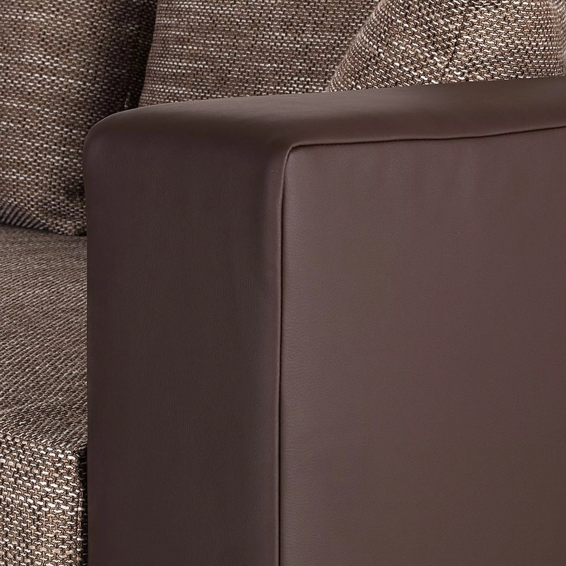 Fredriks Canapé d'angle Dublin I (convertible) - Marron foncé / Cappuccino - Largeur : 254 cm 5 Fredriks Canapé d'angle Dublin I (convertible) - Marron foncé / Cappuccino - Largeur : 254 cm – Image 5