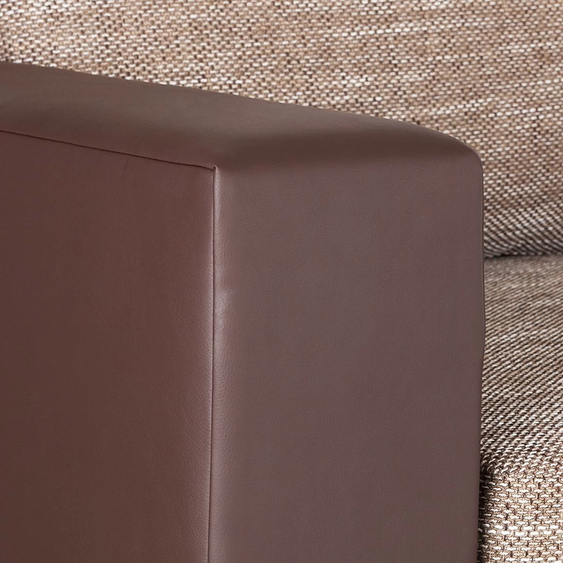 Fredriks Canapé d'angle Dublin I (convertible) - Marron foncé / Cappuccino - Largeur : 254 cm 8 Fredriks Canapé d'angle Dublin I (convertible) - Marron foncé / Cappuccino - Largeur : 254 cm – Image 8