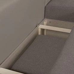 Fredriks Canapé d'angle Dublin I (convertible) - Taupe / Marron - Largeur : 254 cm 15 Fredriks Canapé d'angle Dublin I (convertible) - Taupe / Marron - Largeur : 254 cm -Canapés Soldes Magasin ecksofa dublin mit schlaffunktion kunstleder taupe strukturstoff braun 289620