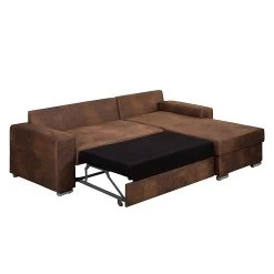 Ars manufacti Canapé d'angle Dulmen (convertible) - Marron foncé 25 Ars manufacti Canapé d'angle Dulmen (convertible) - Marron foncé -Canapés Soldes Magasin ecksofa dulmen mit schlaffunktion samtstoff longchair beidseitig montierbar dunkelbraun 1234802