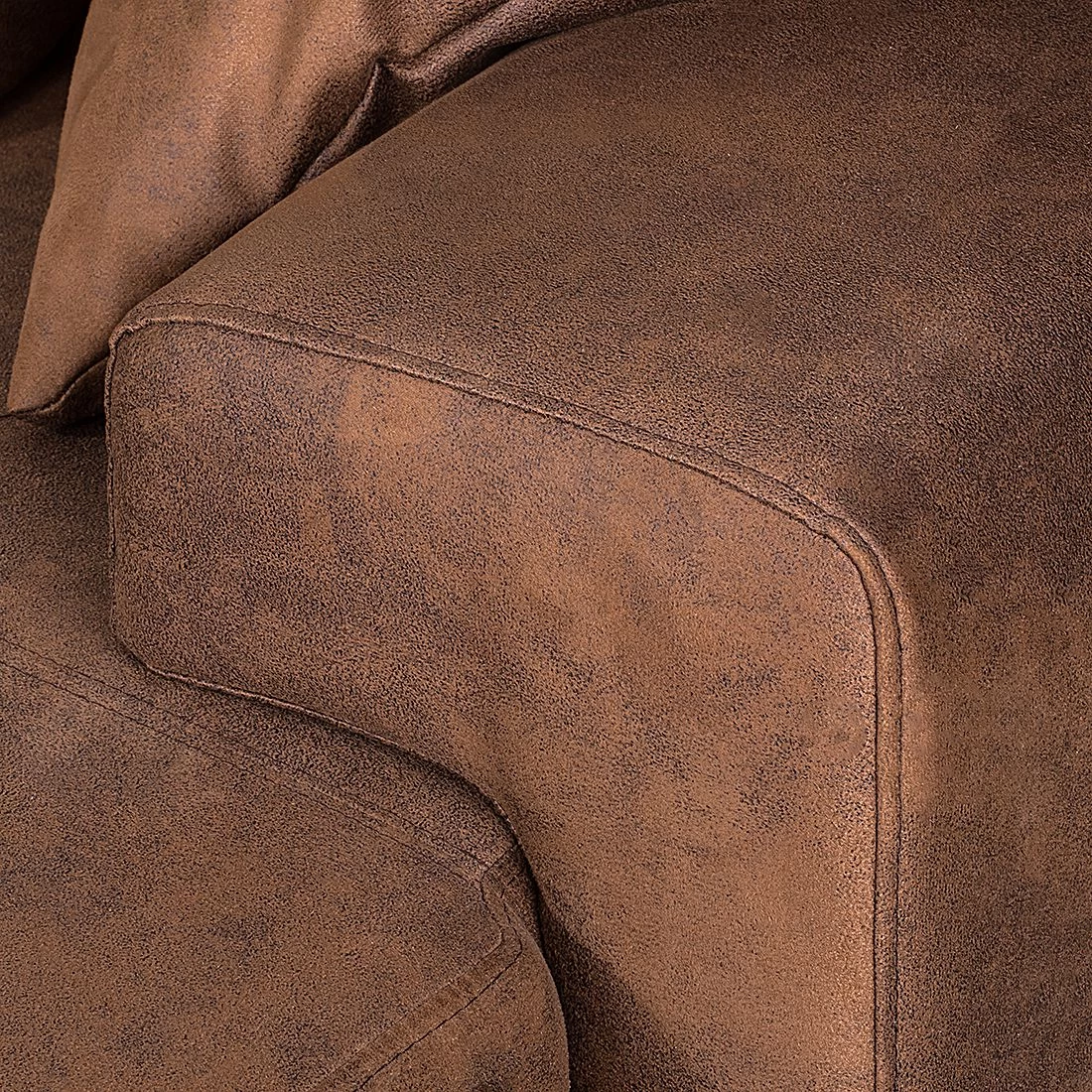 Ars manufacti Canapé d'angle Dulmen (convertible) - Marron foncé 13 Ars manufacti Canapé d'angle Dulmen (convertible) - Marron foncé – Image 13