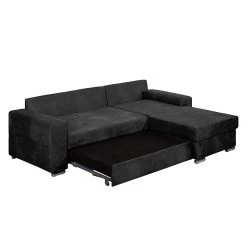 Ars manufacti Canapé d'angle Dulmen (convertible) - Noir 30 Ars manufacti Canapé d'angle Dulmen (convertible) - Noir -Canapés Soldes Magasin ecksofa dulmen mit schlaffunktion samtstoff longchair beidseitig montierbar schwarz 1231786