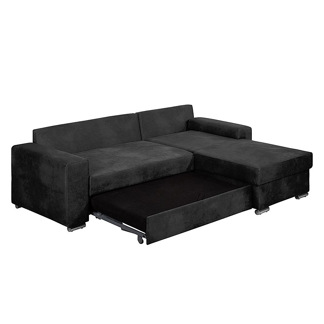 Ars manufacti Canapé d'angle Dulmen (convertible) - Noir 11 Ars manufacti Canapé d'angle Dulmen (convertible) - Noir – Image 11