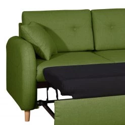 Mørteens Canapé d'angle convertible Eastville - Tissu - Méridienne à monter à gauche ou à droite - Vert vieilli - Coffre de lit - Fonction couchage -Canapés Soldes Magasin ecksofa eastville mit schlaffunktion webstoff longchair beidseitig montierbar antikgruen 4515044