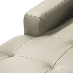 Cotta Canapé d'angle Eduardo I - Cappuccino - Méridienne courte à gauche (vue de face) - Coffre de lit - Fonction couchage -Canapés Soldes Magasin ecksofa eduardo i echtleder longchair ottomane davorstehend links mit schlaffunktion cappuccino 4906452