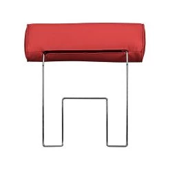 Fredriks Canapé d'angle Enzo - Avec appui-tête -Canapés Soldes Magasin ecksofa enzo echtleder kaminrot ottomane davorstehend links 418503