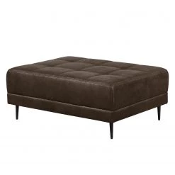 Ars manufacti Canapé d'angle Flesk - Marron - Méridienne longue à gauche (vue de face) - Avec repose-pieds 20 Ars manufacti Canapé d'angle Flesk - Marron - Méridienne longue à gauche (vue de face) - Avec repose-pieds -Canapés Soldes Magasin ecksofa flesk microfaser mit hocker braun 4284552