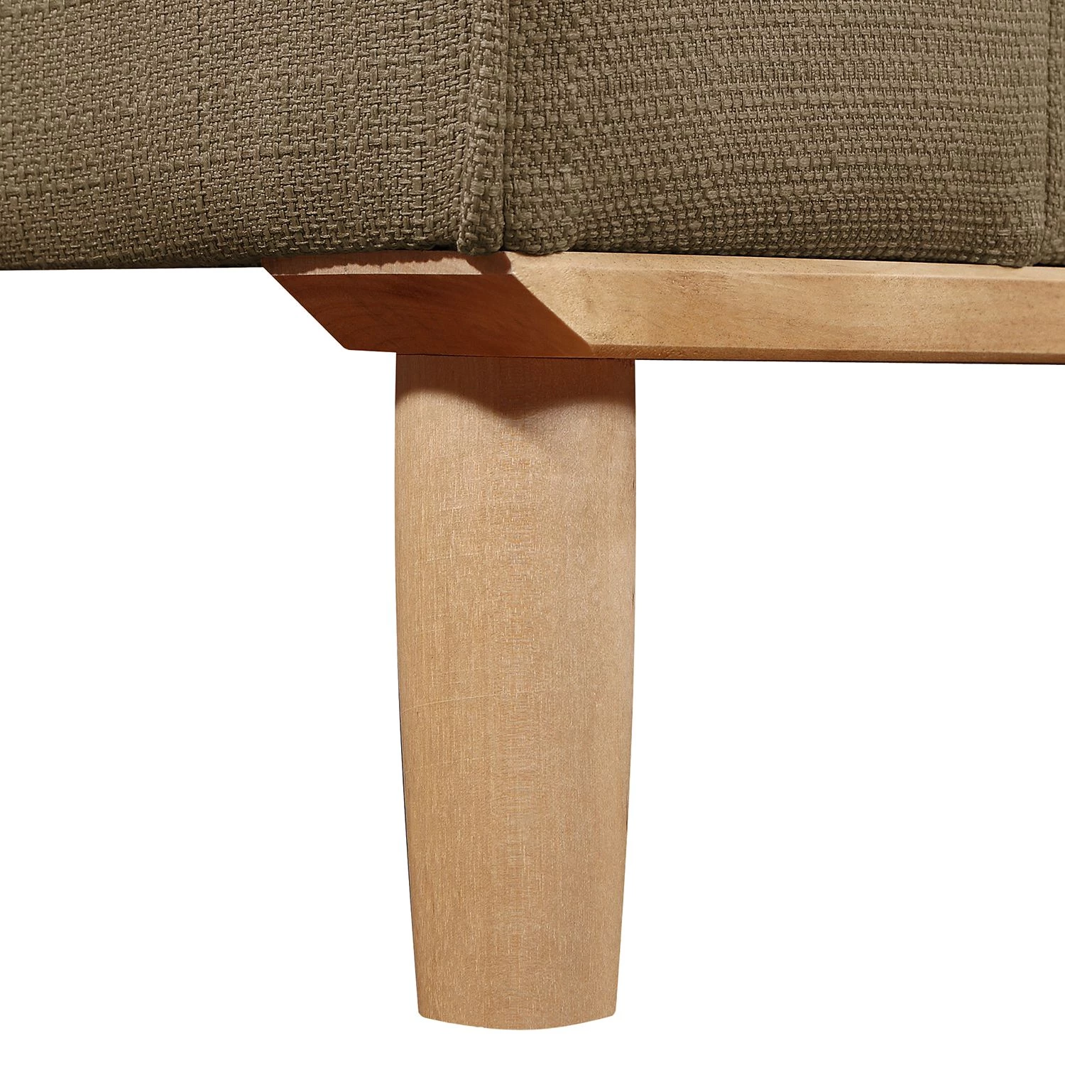 Mørteens Canapé d'angle Greeneville - Tissu structuré - Nougat - Méridienne courte à droite (vue de face) 7 Mørteens Canapé d'angle Greeneville - Tissu structuré - Nougat - Méridienne courte à droite (vue de face) – Image 7