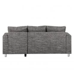 Loftscape Canapé d'angle Greenwood - Tissu structuré Lawan: Noir - Méridienne courte à droite (vue de face) -Canapés Soldes Magasin ecksofa greenwood strukturstoff longchair ottomane davorstehend rechts schwarz 4104820