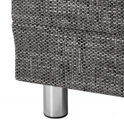 Loftscape Canapé d'angle Greenwood - Tissu structuré Lawan: Noir - Méridienne courte à droite (vue de face) -Canapés Soldes Magasin ecksofa greenwood strukturstoff longchair ottomane davorstehend rechts schwarz 4104840