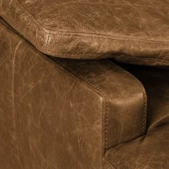 Ars manufacti Canapé d'angle Horley I Cuir véritable - Marron - Méridienne courte à gauche (vue de face) 36 Ars manufacti Canapé d'angle Horley I Cuir véritable - Marron - Méridienne courte à gauche (vue de face) -Canapés Soldes Magasin ecksofa horley echtleder longchair davorstehend links cognac 4463636