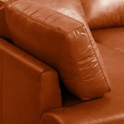 Ars manufacti Canapé d'angle Horley II - Marron miel - Méridienne longue à gauche (vue de face) 20 Ars manufacti Canapé d'angle Horley II - Marron miel - Méridienne longue à gauche (vue de face) -Canapés Soldes Magasin ecksofa horley ii echtleder ottomane davorstehend links honigbraun 4672036