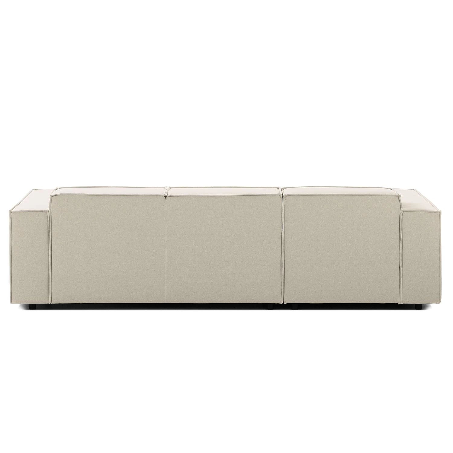 Canapé d'angle Kinx I - Tissu Osta: Blanc vieilli - Méridienne courte à gauche (vue de face) - Sans fonction 8 Canapé d'angle Kinx I - Tissu Osta: Blanc vieilli - Méridienne courte à gauche (vue de face) - Sans fonction – Image 8