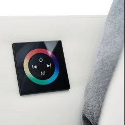 Loftscape Canapé d'angle Lanai (éclairage fourni) - Bleu foncé / Blanc 13 Loftscape Canapé d'angle Lanai (éclairage fourni) - Bleu foncé / Blanc -Canapés Soldes Magasin ecksofa lanai inkl beleuchtung kunstleder microfaser longchair beidseitig montierbar dunkelblau 3197437