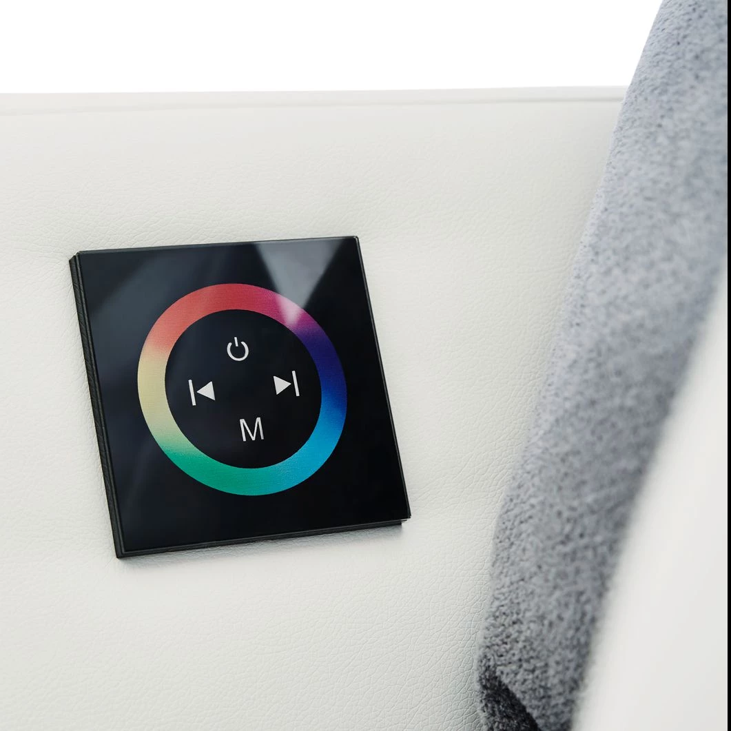 Loftscape Canapé d'angle Lanai (éclairage fourni) - Bleu foncé / Blanc 7 Loftscape Canapé d'angle Lanai (éclairage fourni) - Bleu foncé / Blanc – Image 7