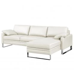 Fredriks Canapé d'angle Laureto II - Blanc - Méridienne courte à droite (vue de face) 21 Fredriks Canapé d'angle Laureto II - Blanc - Méridienne courte à droite (vue de face) -Canapés Soldes Magasin ecksofa laureto ii echtleder longchair davorstehend rechts weiss 3610717