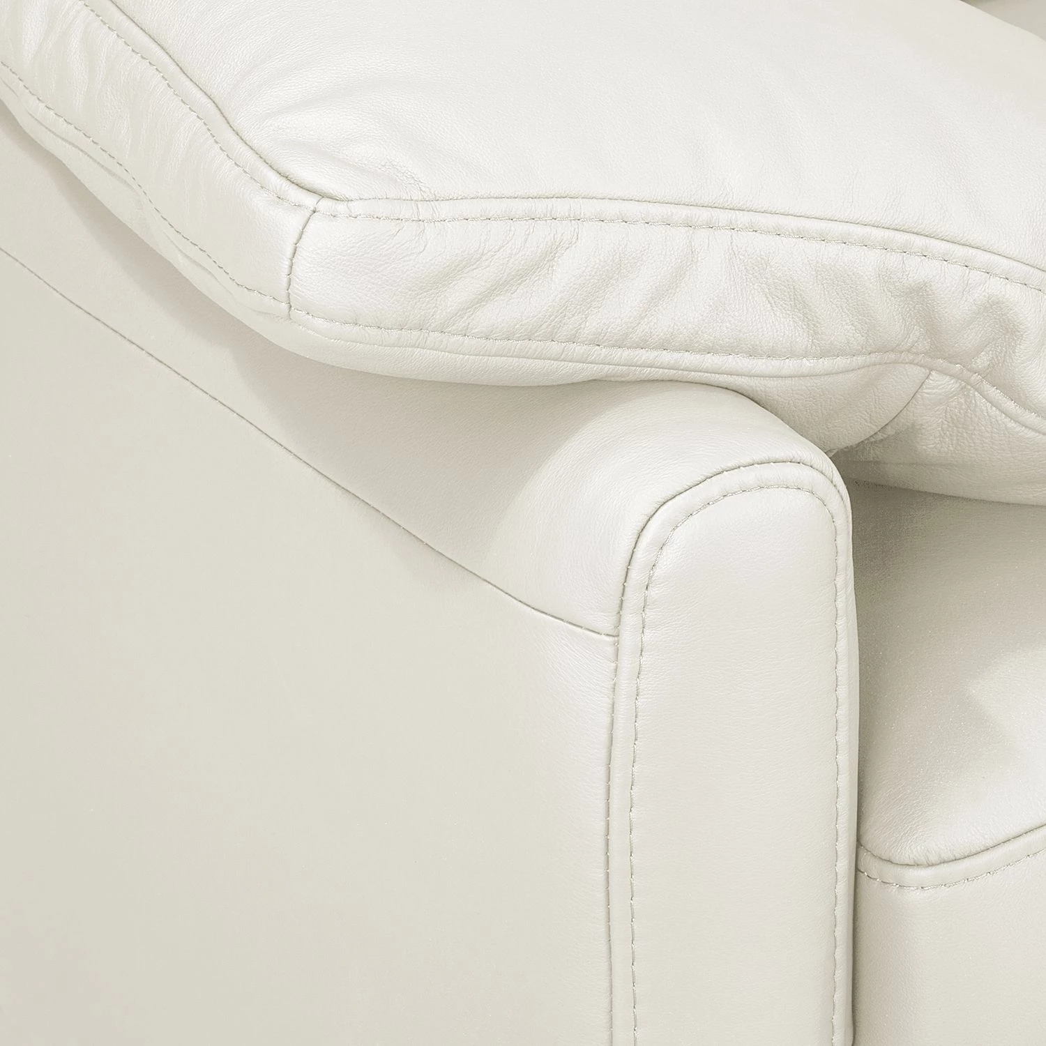 Fredriks Canapé d'angle Laureto II - Blanc - Méridienne courte à droite (vue de face) 10 Fredriks Canapé d'angle Laureto II - Blanc - Méridienne courte à droite (vue de face) – Image 10