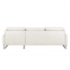 Fredriks Canapé d'angle Laureto II - Blanc - Méridienne courte à droite (vue de face) 22 Fredriks Canapé d'angle Laureto II - Blanc - Méridienne courte à droite (vue de face) -Canapés Soldes Magasin ecksofa laureto ii echtleder longchair davorstehend rechts weiss 3634113