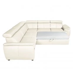 Loftscape Canapé d'angle Olival III - Blanc vieilli - Fonction lit à droite (vue de face) 21 Loftscape Canapé d'angle Olival III - Blanc vieilli - Fonction lit à droite (vue de face) -Canapés Soldes Magasin ecksofa lauro mit schlaffunktion echtleder schlaffunktion davorstehend rechts altweiss 4195912