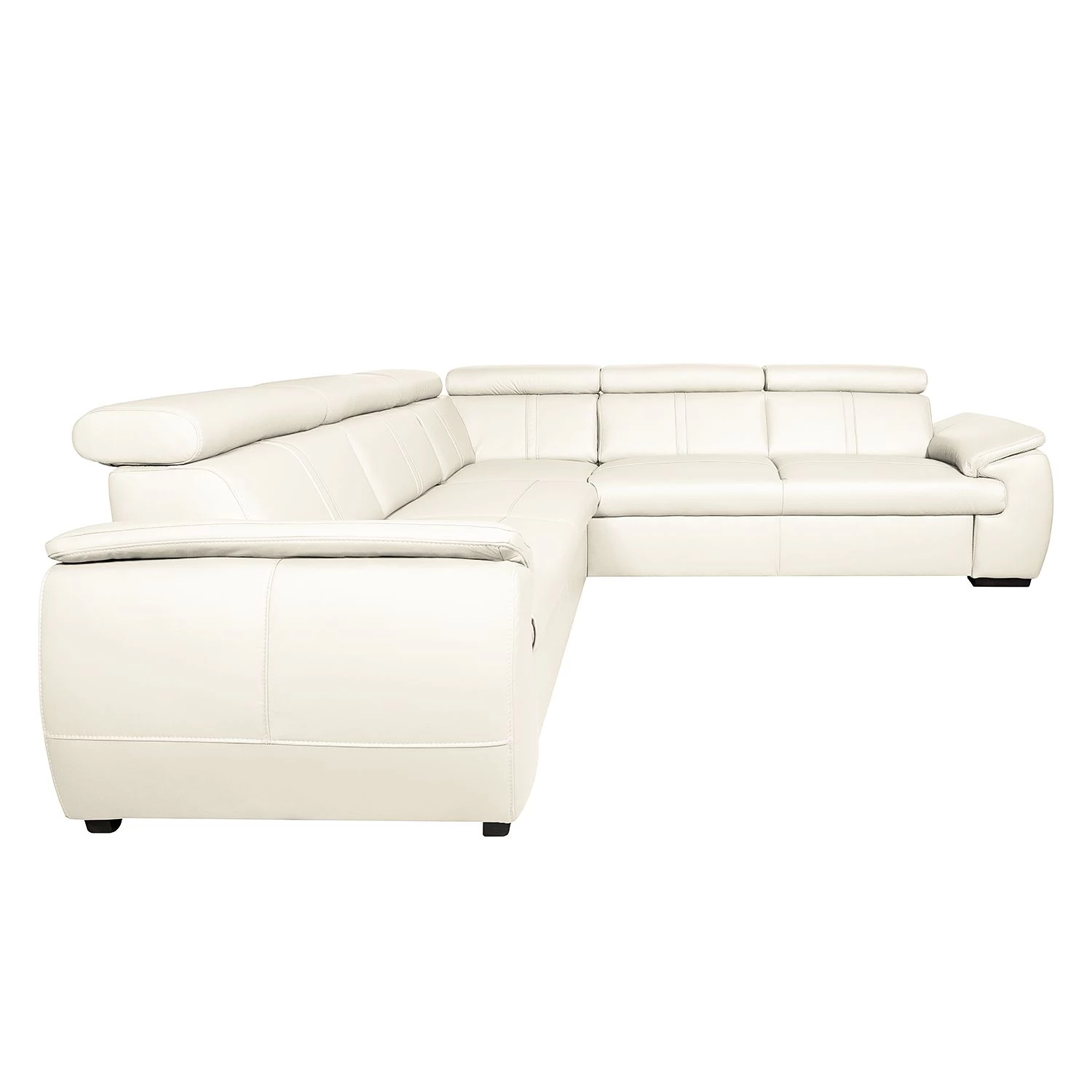 Loftscape Canapé d'angle Olival III - Blanc vieilli - Fonction lit à droite (vue de face) 3 Loftscape Canapé d'angle Olival III - Blanc vieilli - Fonction lit à droite (vue de face) – Image 3