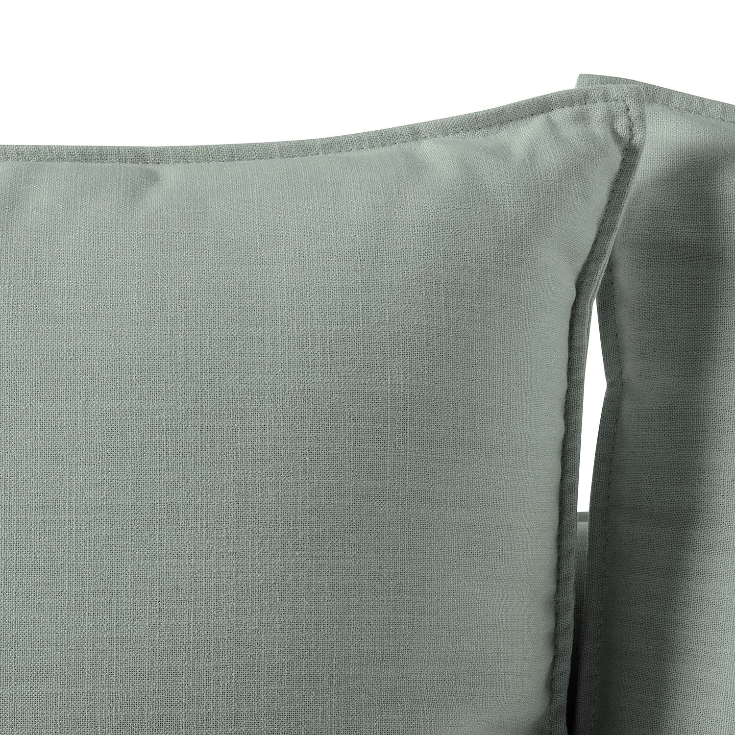 Eva Padberg Collection Canapé d'angle Lavina - Tissu Moretey : Menthe - Méridienne longue à gauche (vue de face) 11 Eva Padberg Collection Canapé d'angle Lavina - Tissu Moretey : Menthe - Méridienne longue à gauche (vue de face) – Image 11