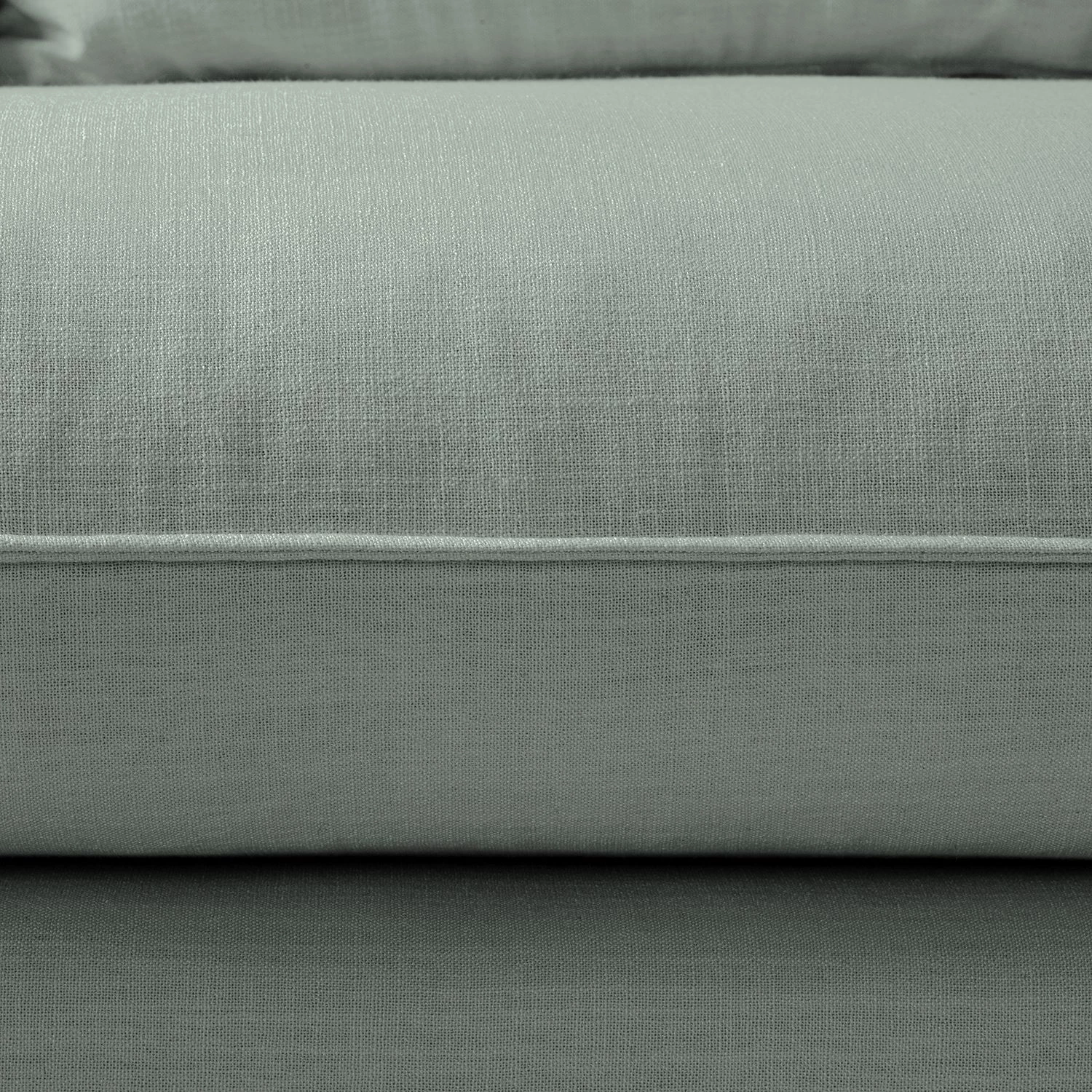 Eva Padberg Collection Canapé d'angle Lavina - Tissu Moretey : Menthe - Méridienne longue à gauche (vue de face) 12 Eva Padberg Collection Canapé d'angle Lavina - Tissu Moretey : Menthe - Méridienne longue à gauche (vue de face) – Image 12