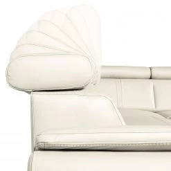 Loftscape Canapé d'angle Olival II - Blanc vieilli -Canapés Soldes Magasin ecksofa lavos echtleder altweiss 4195636