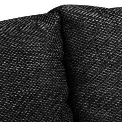 Fredriks Canapé d'angle Laza - convertible - Imitation cuir / Tissu - Noir - Méridienne courte à gauche (vue de face) -Canapés Soldes Magasin ecksofa laza mit schlaffunktion kunstleder webstoff longchair davorstehend links schwarz 4972724