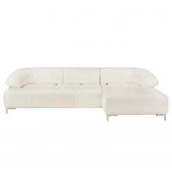 Fredriks Canapé d'angle Lyneal Cuir véritable - Blanc - Méridienne longue à droite (vue de face) 20 Fredriks Canapé d'angle Lyneal Cuir véritable - Blanc - Méridienne longue à droite (vue de face) -Canapés Soldes Magasin ecksofa lyneal echtleder ottomane davorstehend rechts weiss 4270560