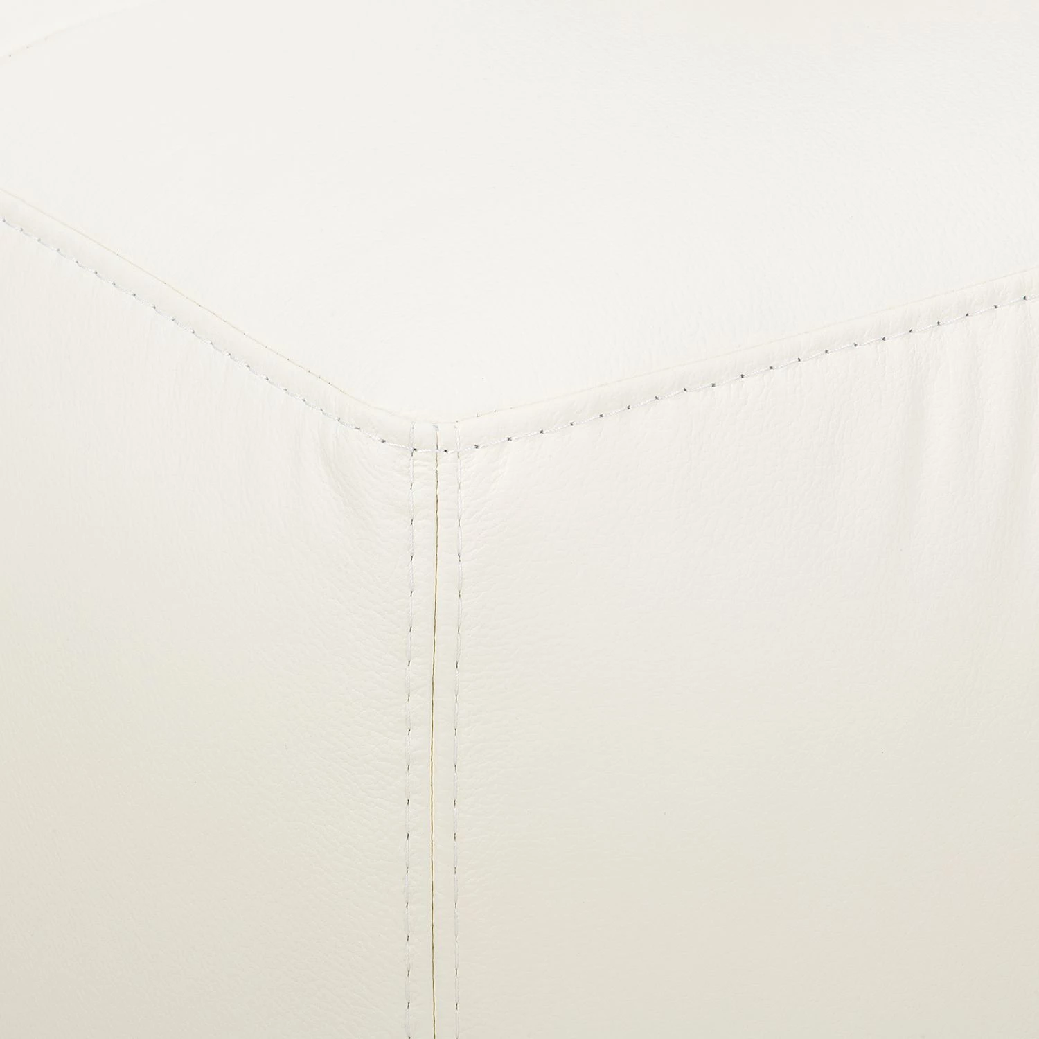 Fredriks Canapé d'angle Lyneal Cuir véritable - Blanc - Méridienne longue à droite (vue de face) 15 Fredriks Canapé d'angle Lyneal Cuir véritable - Blanc - Méridienne longue à droite (vue de face) – Image 15