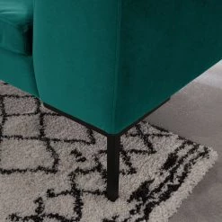 Studio Copenhagen Canapé d’angle Madison III - Velours Shyla: Pétrol - Angle à gauche (vu de face) 8 Studio Copenhagen Canapé d’angle Madison III - Velours Shyla: Pétrol - Angle à gauche (vu de face) -Canapés Soldes Magasin ecksofa madison iii samt 3 sitzer davorstehend links stoff shyla petrol 5169740