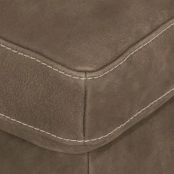 Ars Natura Canapé d'angle Maine - Cappuccino - Méridienne courte à gauche (vue de face) -Canapés Soldes Magasin ecksofa maine echtleder longchair davorstehend links cappuccino 4479664