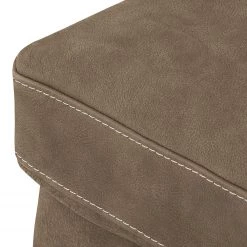 Ars Natura Canapé d'angle Maine - Cappuccino - Méridienne courte à gauche (vue de face) -Canapés Soldes Magasin ecksofa maine echtleder longchair davorstehend links cappuccino 4479668