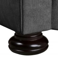 Velvet Studio Canapé d'angle Marau - Gris foncé - Méridienne courte à droite (vue de face) -Canapés Soldes Magasin ecksofa marau microfaser longchair davorstehend rechts dunkelgrau 4891732