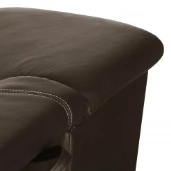 Modoform Canapé d'angle Marquette (convertible) - Angle à droite (vu de face) -Canapés Soldes Magasin ecksofa marquette mit schlaffunktion kunstleder dunkelbraun 2 sitzer davorstehend rechts 4085324