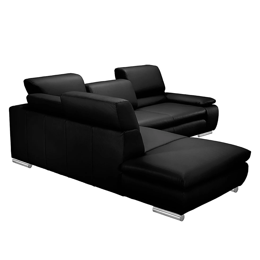 Fredriks Canapé d'angle Masca I - Noir - Méridienne courte à gauche (vue de face) - Fonction couchage 7 Fredriks Canapé d'angle Masca I - Noir - Méridienne courte à gauche (vue de face) - Fonction couchage – Image 7