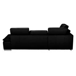 Fredriks Canapé d'angle Masca I - Noir - Méridienne courte à gauche (vue de face) - Fonction couchage 18 Fredriks Canapé d'angle Masca I - Noir - Méridienne courte à gauche (vue de face) - Fonction couchage -Canapés Soldes Magasin ecksofa masca echtleder schwarz ottomane davorstehend links 445108