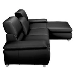 Fredriks Canapé d'angle Masca - Fonction couchage -Canapés Soldes Magasin ecksofa masca kunstleder schwarz longchair davorstehend rechts 470997