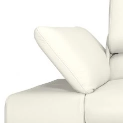 Fredriks Canapé d'angle Masca - Imitation cuir blanc - Méridienne à droite (vue de face) -Canapés Soldes Magasin ecksofa masca kunstleder weiss ottomane davorstehend rechts 444745